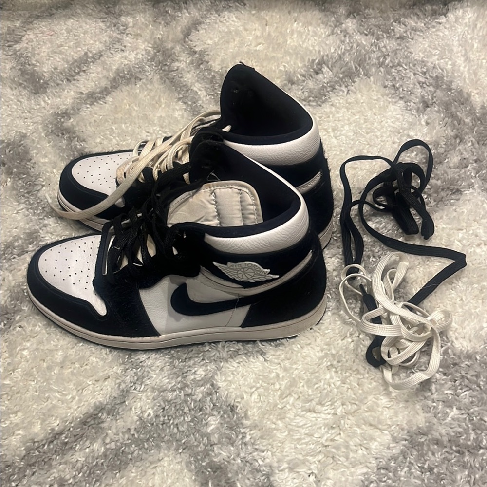 Nike panda high tops